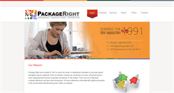 Desktop Screenshot of packageright.com
